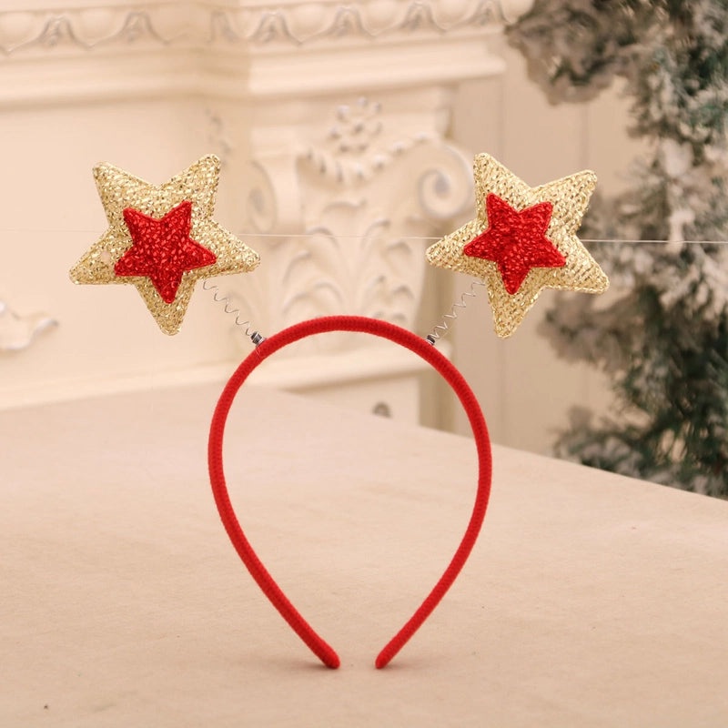 Christmas Snowman and Reindeer Antler Hair Bands Nonwoven Party Accessories|Festive Party Supplies