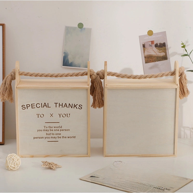 Festive Wooden Basket Box for Mid-Autumn, Dragon Boat, Mother’s Day, Valentine’s, Women’s Day|Festive Gifts & Accessories