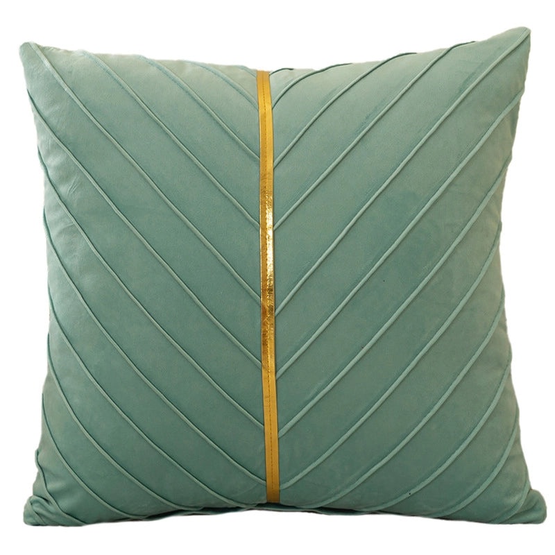 Flannel Pillowcase for Home Sofa Solid Color Stitching Cushion Cover|Home Decor Pillows