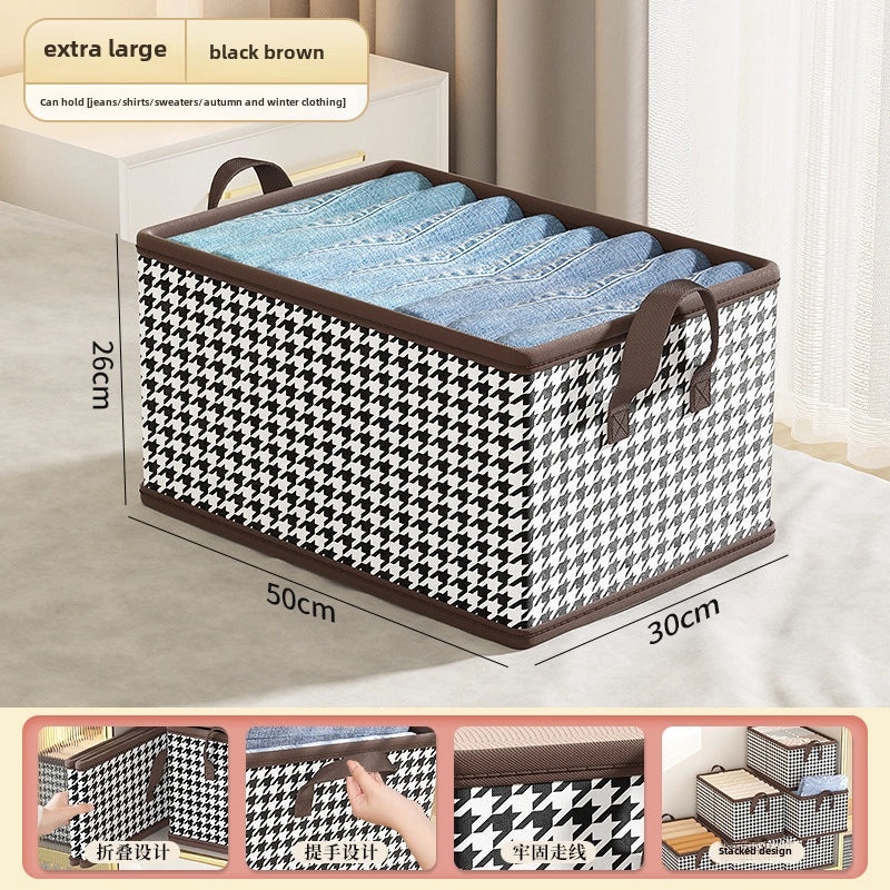 Foldable Fabric Clothes Storage Box for Home and Dormitory | Storage & Organization