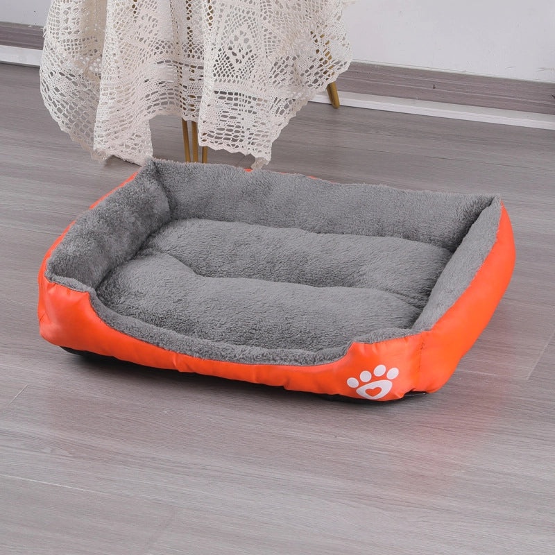 Candy Color Square Pet Nest for Dogs and Cats Universal Kennel Mat with PP Cotton Filling | Pet Beds & Accessories