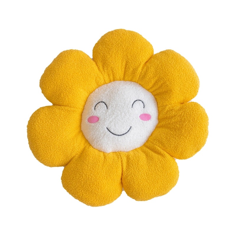 Cute Letter Flower Velvet Throw Pillow Cover for Couch Sofa Decor|Home Decor Pillows