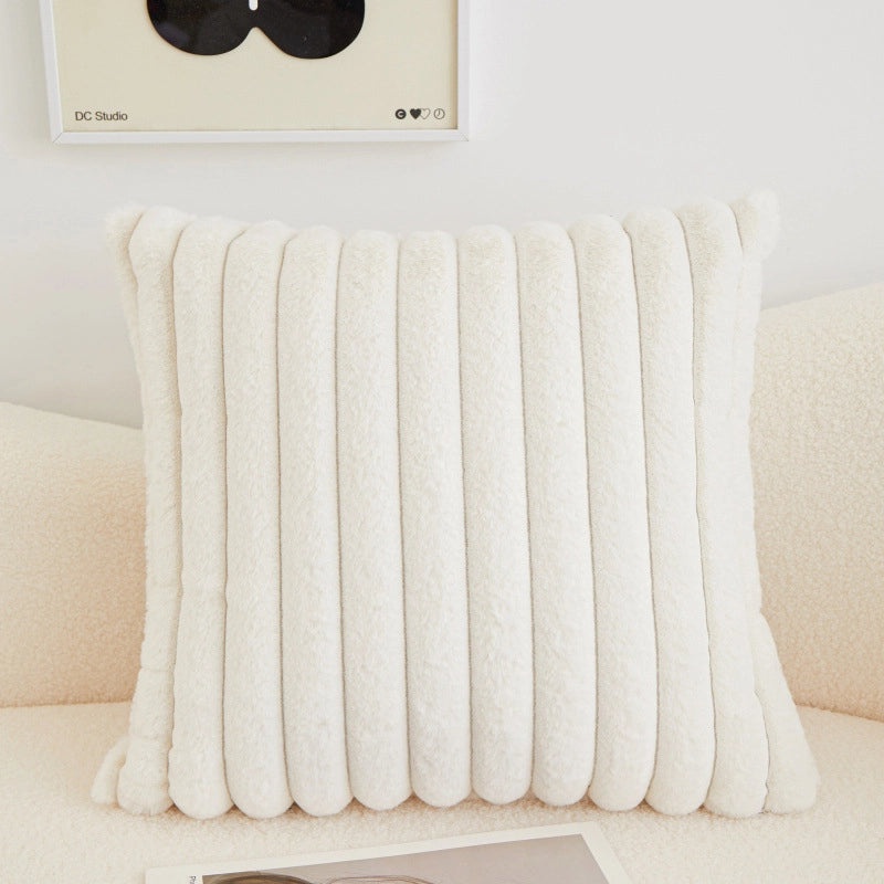 Cozy Minimalist Solid Color PP Cotton Plush Throw Pillow for Home Decor|Home Textile Accessories