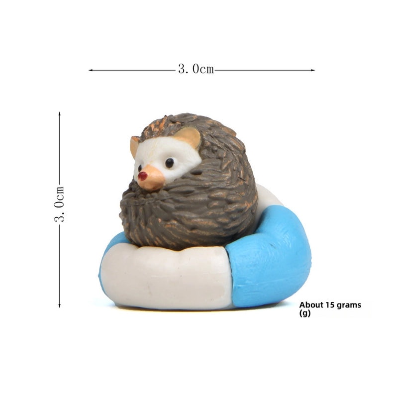 Miniature Sitting Hedgehog Sofa Doll DIY Home Garden Decor | Home & Garden Miniatures