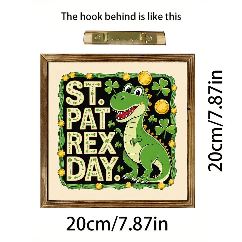 St. Patrick's Day and Easter Wooden Shamrock Rabbit Letter Home Decoration Party Supplies 1 Piece|Holiday Decorations