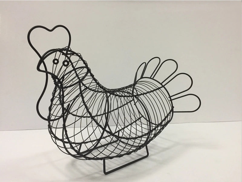 Wrought Iron Multi-Purpose Fruit & Egg Basket | Kitchen Storage & Decorative Baskets