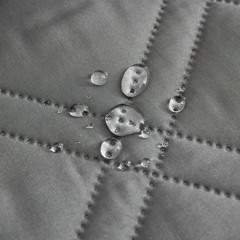 Quilted Recliner Sofa Cover with Double-line Diamond Stitching Non-slip Waterproof Cushion Protector|Home Decor & Furniture Accessories