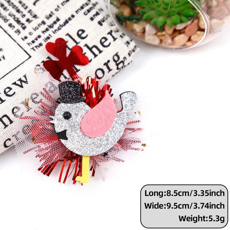 Valentine's Day Rose Heart Hairpin Classic Letter Design Felt Cloth Party Accessory 1 Piece|Hair Accessories