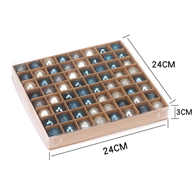 Christmas Minimalist Plastic Ball Hanging Ornaments for Indoor Festival Party Decoration|Home Decor Ornaments