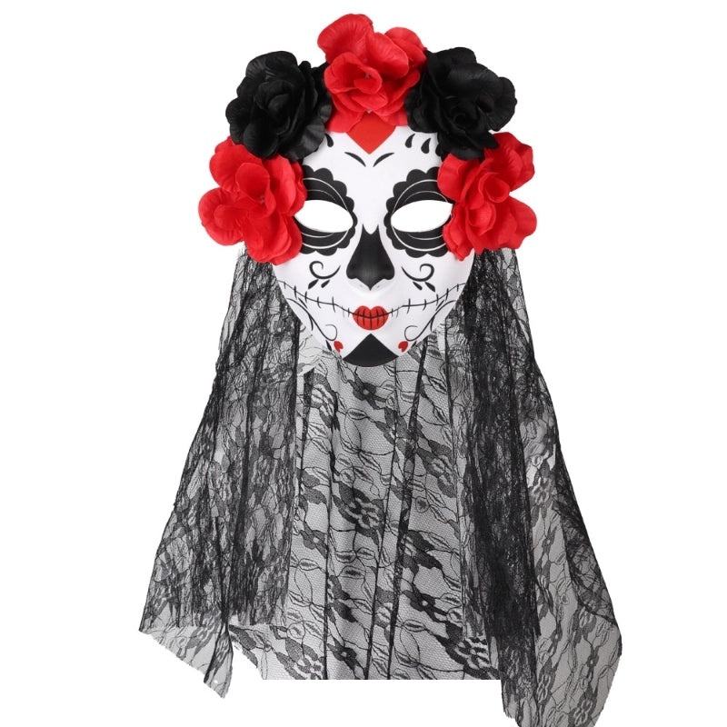 Halloween Floral EVA Party Mask Minimalist Design | Halloween Masks