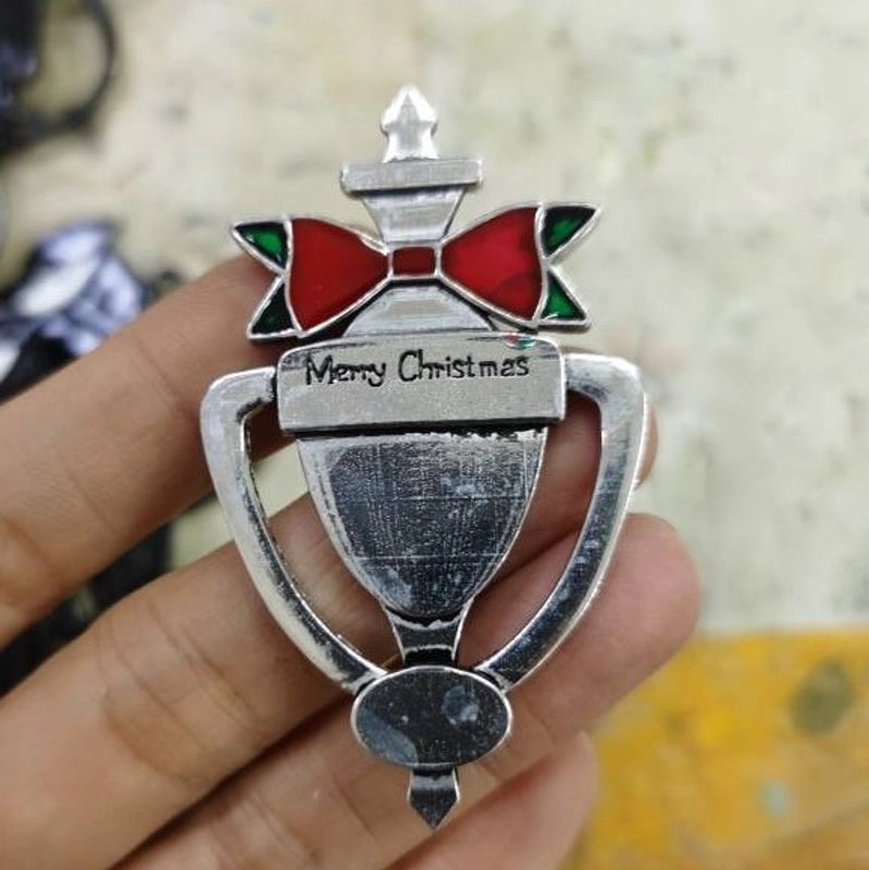 Christmas Tree Snowman Santa Claus Pendant Holiday Metal Charms | Christmas Jewelry