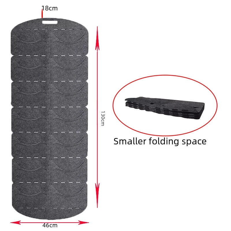 Baseball Cap Storage Organizer Bag Felt 7 Grid Wall Hanging Display Holder | Home Storage & Organization