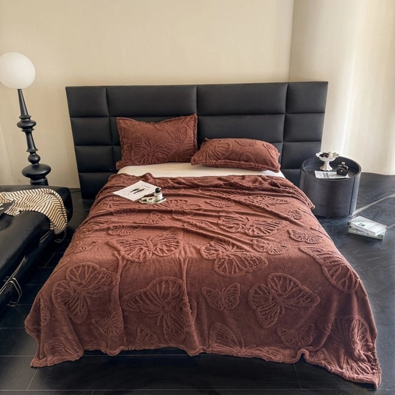 Cozy Soft Solid Color Polyester Throw Blanket|Home & Living Textiles