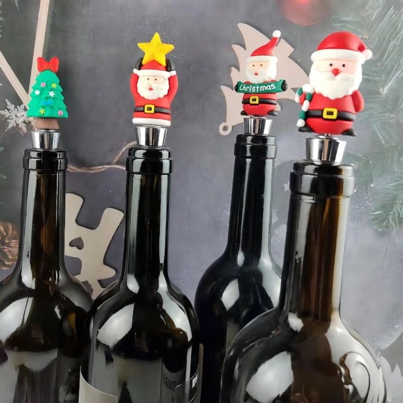 Christmas Santa Claus PVC Alloy Pendant Necklace Casual Elegant Holiday Jewelry|Christmas Jewelry