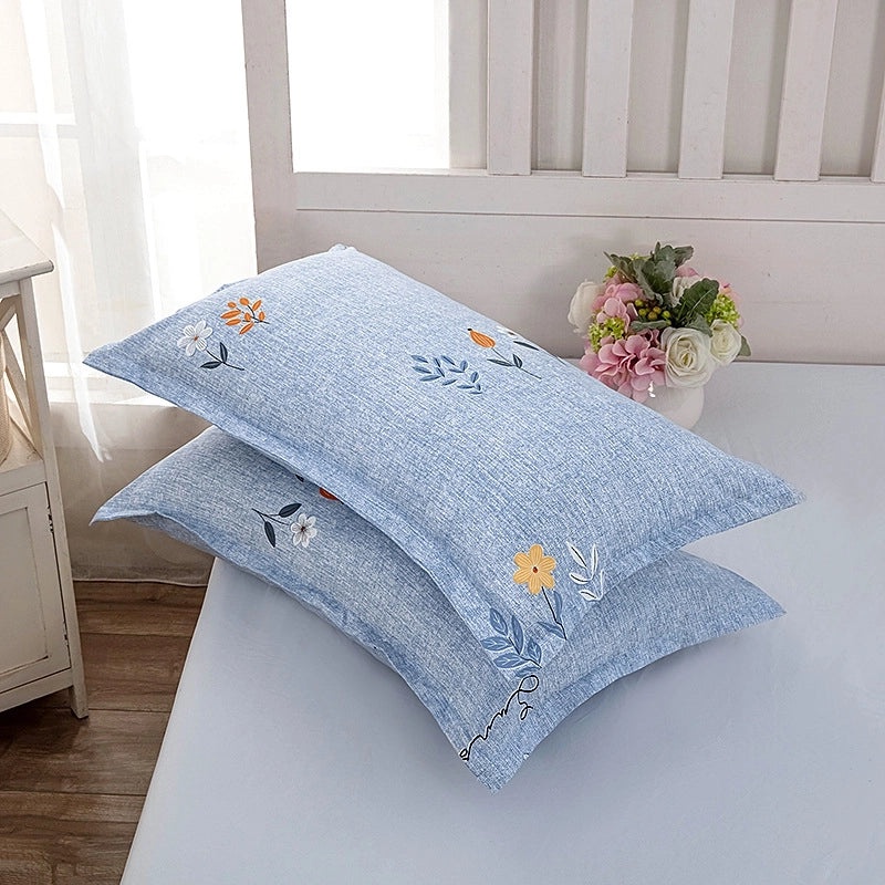 Soft Skin-friendly 100% Cotton Pillowcase for Children and Students | Home & Bedding