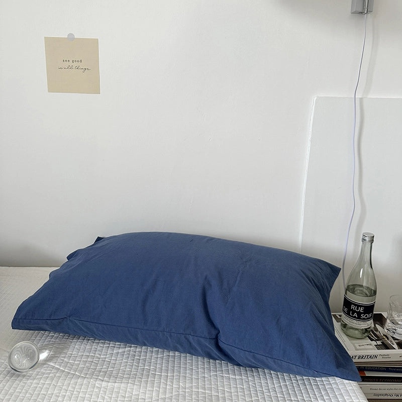 Pure Cotton Pillowcase Pair 48x74cm Soft Pillow Core Liner Cover | Home Textiles Bedding