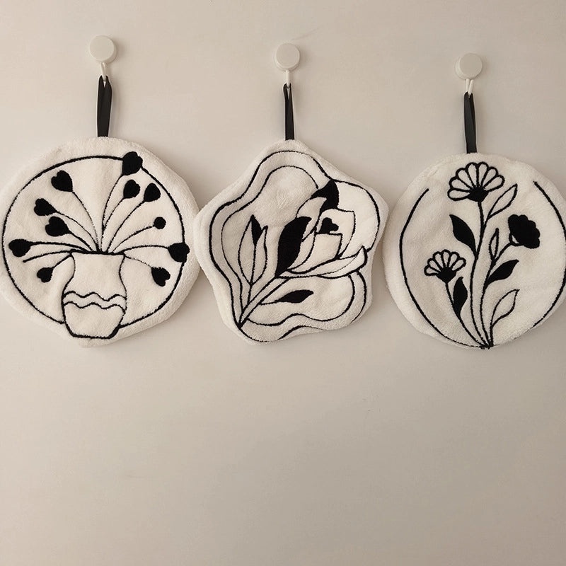 Minimalist Classic Letter Printed Polyester Towels | Home & Living Textiles