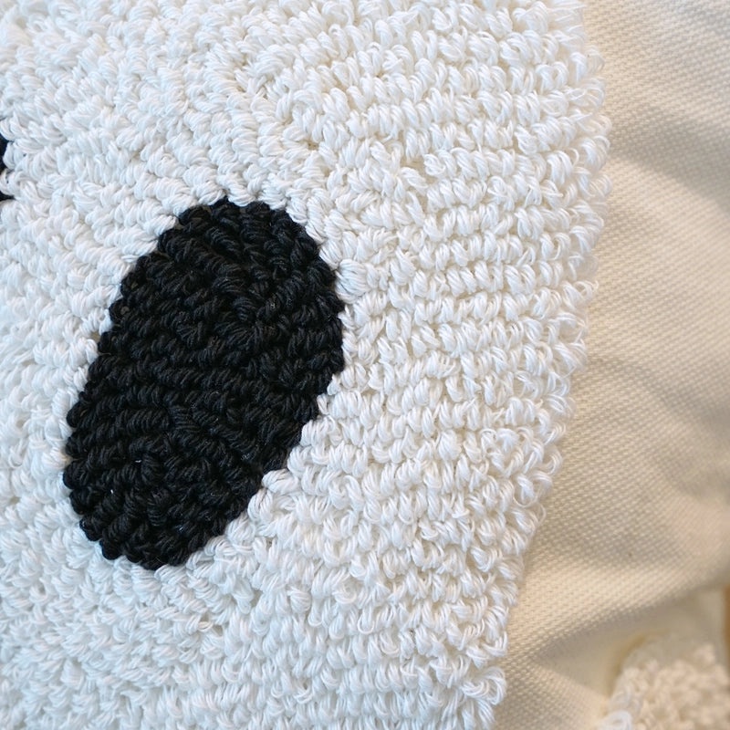 Velvet Halloween Ghost Embroidered Pillow Cover for Sofa Home Holiday Decoration | Home Decor Cushions