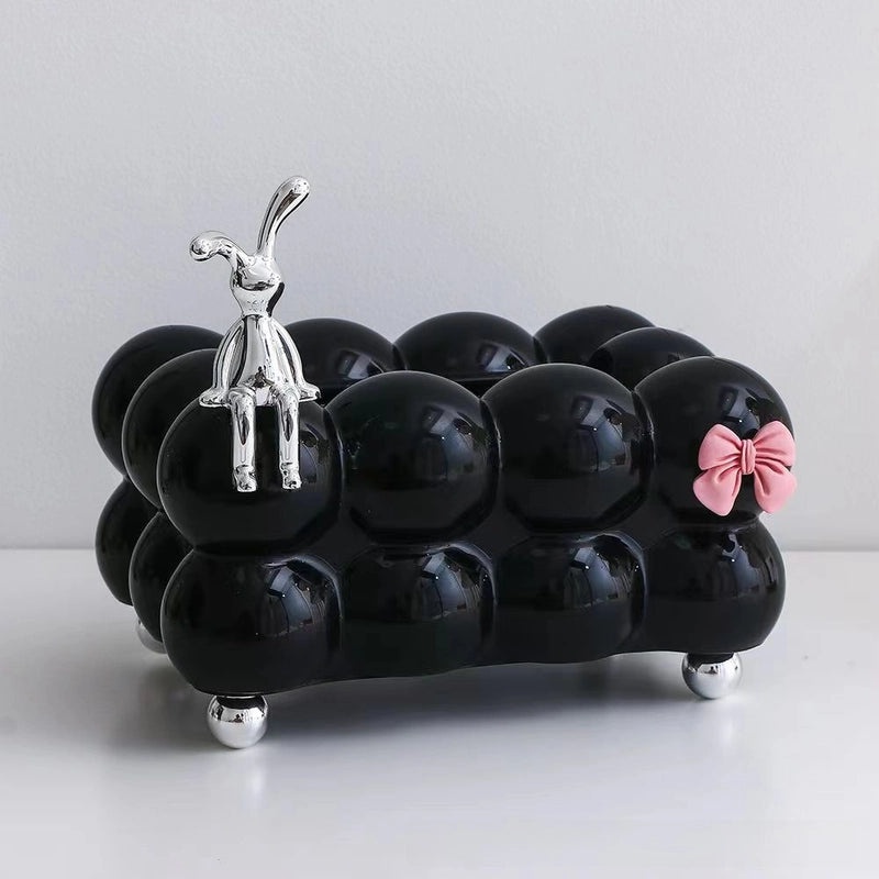 Cute Cotton Candy Design Tissue Box for Living Room Coffee Table | Home Decor & Tissue Holders