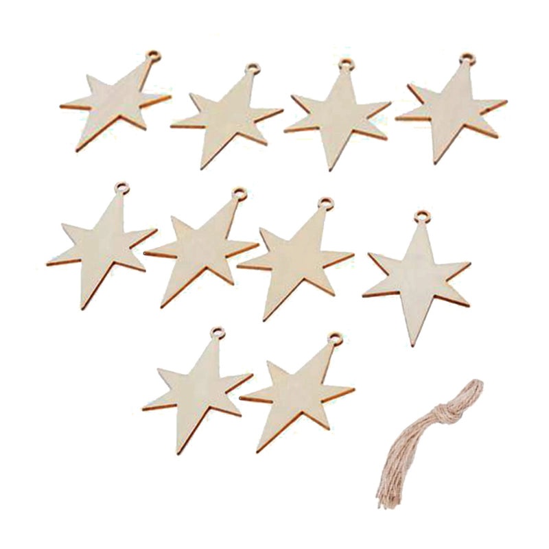 Wooden Boxwood Hanging Ornaments for Christmas Valentine’s Father’s Day Wedding Home Decor Crafts Birthday | Home Decor & Crafts