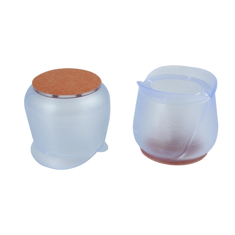 Transparent Silicone Non-Slip Table and Chair Leg Covers for Floor Protection and Longevity | Home & Living Accessories