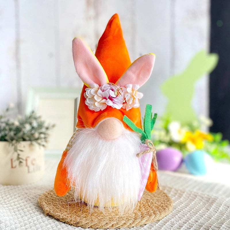 Easter Rabbit Faceless Doll Ornament Small Decorative Gift for Office & Event Setup|Home Decor & Seasonal Gifts