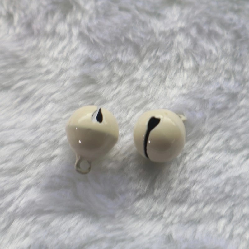 200 Pcs 14mm Iron Painted Small Bells for Keychains, Doll Accessories, Pet Collars, Christmas Pendants|Jewelry & Accessories