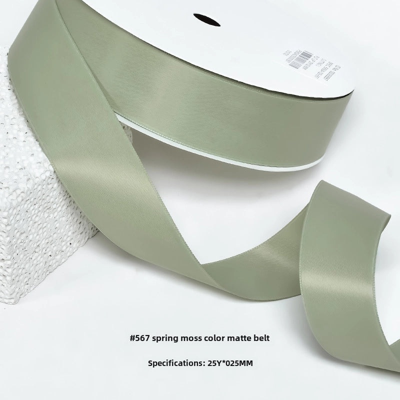 Yao Ming Han Style Milk Silk Ribbon Bow Hair Accessory Korean Full-matte Floral Packaging Belt|Hair Accessories