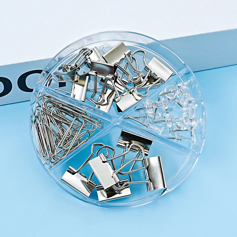 Minimalist Solid Color Metal Paper Clip Long Tail Casual Hair Accessory|Hair Accessories