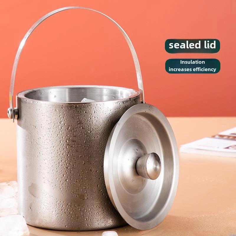 304 Stainless Steel Ice Bucket for Bar & Home Use | Kitchen & Dining Accessories
