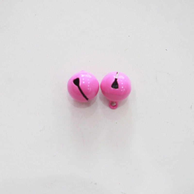 200 Pcs 14mm Iron Painted Small Bells for Keychains, Doll Accessories, Pet Collars, Christmas Pendants|Jewelry & Accessories