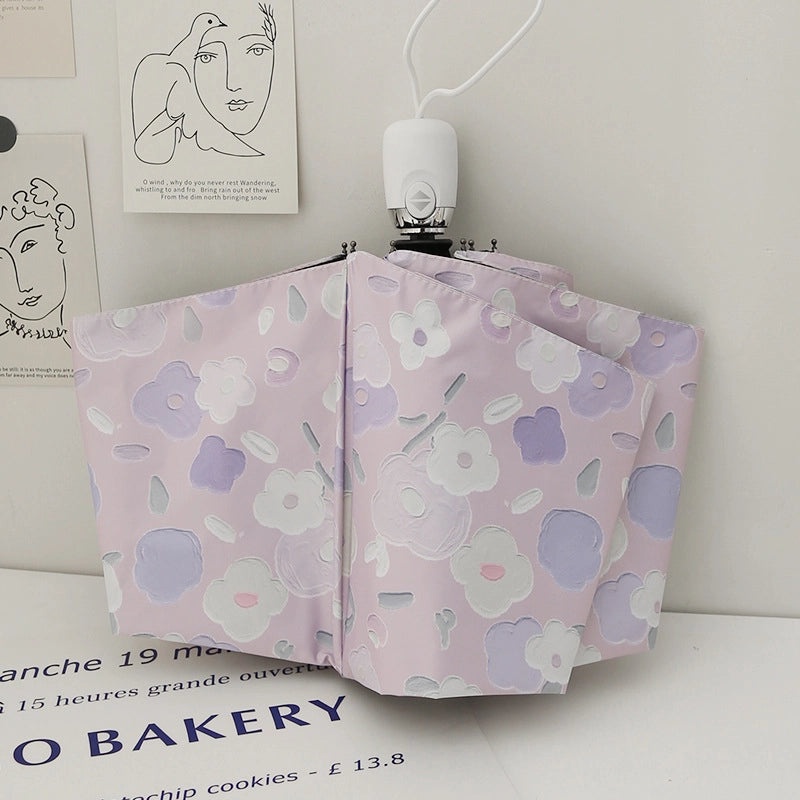 Casual Minimalist Cute Ditsy Floral Rubber Fabric Steel Necklace 50"|Jewelry & Accessories