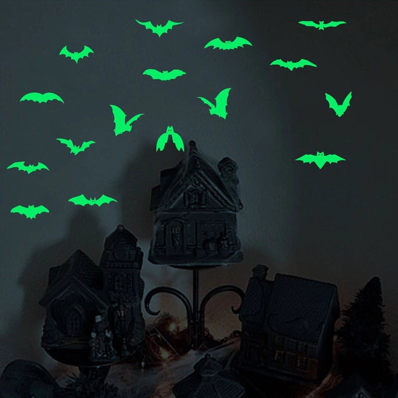 Halloween Luminous Peeping Eyes Stickers Glow in the Dark Festival Wall Decals|Home Decor