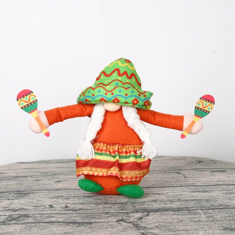 Hawaiian Faceless Dwarf Doll Ornaments Creative Carnival Decorations|Home Decor and Party Supplies