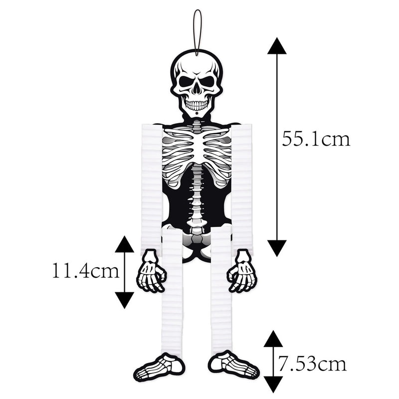 Halloween Casual Pumpkin Skull Skeleton Hanging Ornaments Minimalist Paper Decorations|Home Decor