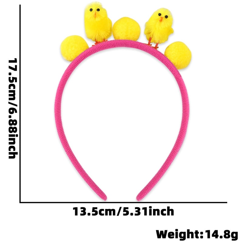 Easter Rabbit and Chick Hairball Headband Cute Party Festival Accessory 1 Piece|Party Supplies