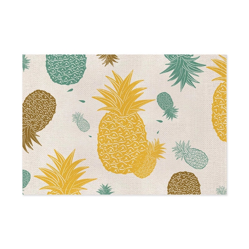 Elegant Nordic Linen Fruit Pattern Cushion Cover for Sofa and Couch | Home Decor Pillows & Cushions