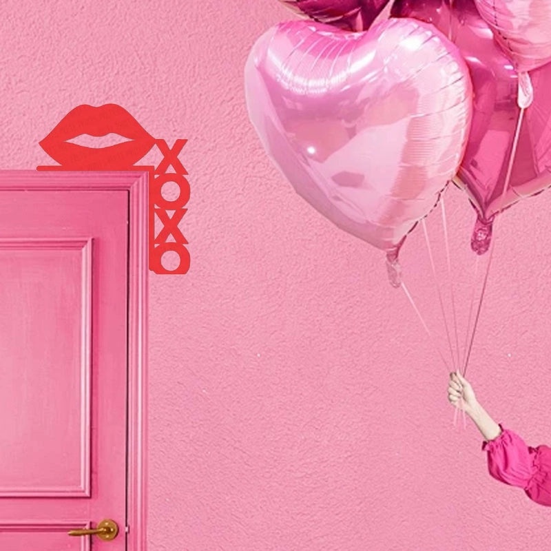 Minimalist Heart Letter Wood Door Frame Wall Art for Valentine's Day | Home Decor