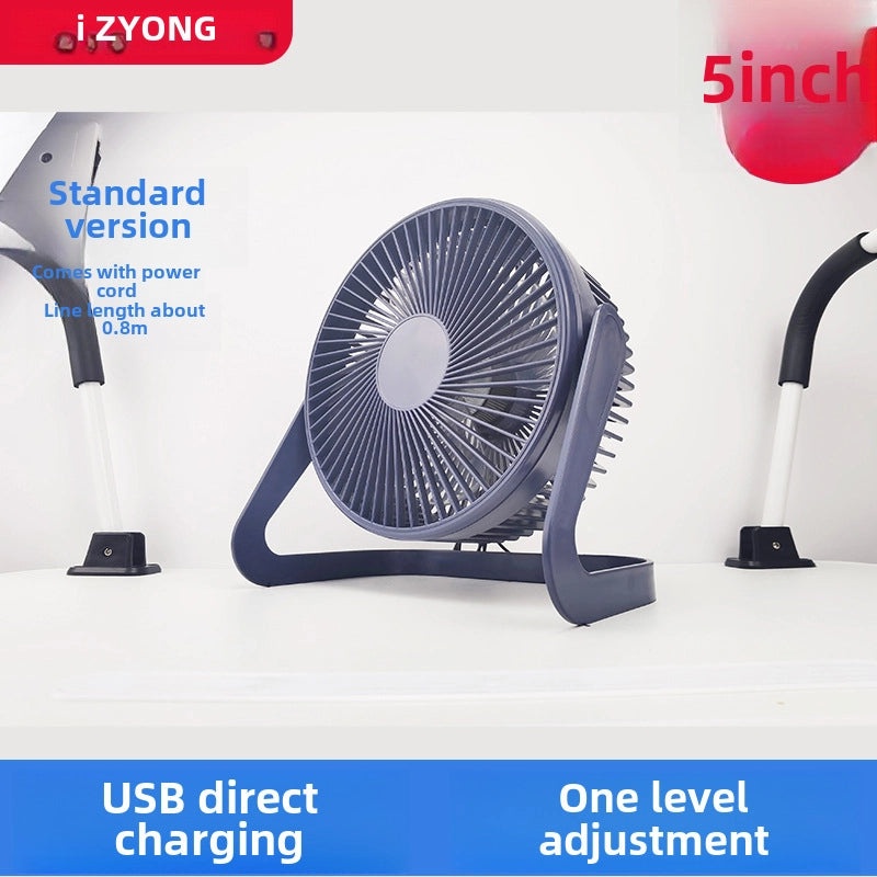 5-inch Mini USB Silent Electric Desktop Fan Compact Small Circulating Fan for Office and Home Use|Home & Office Fans