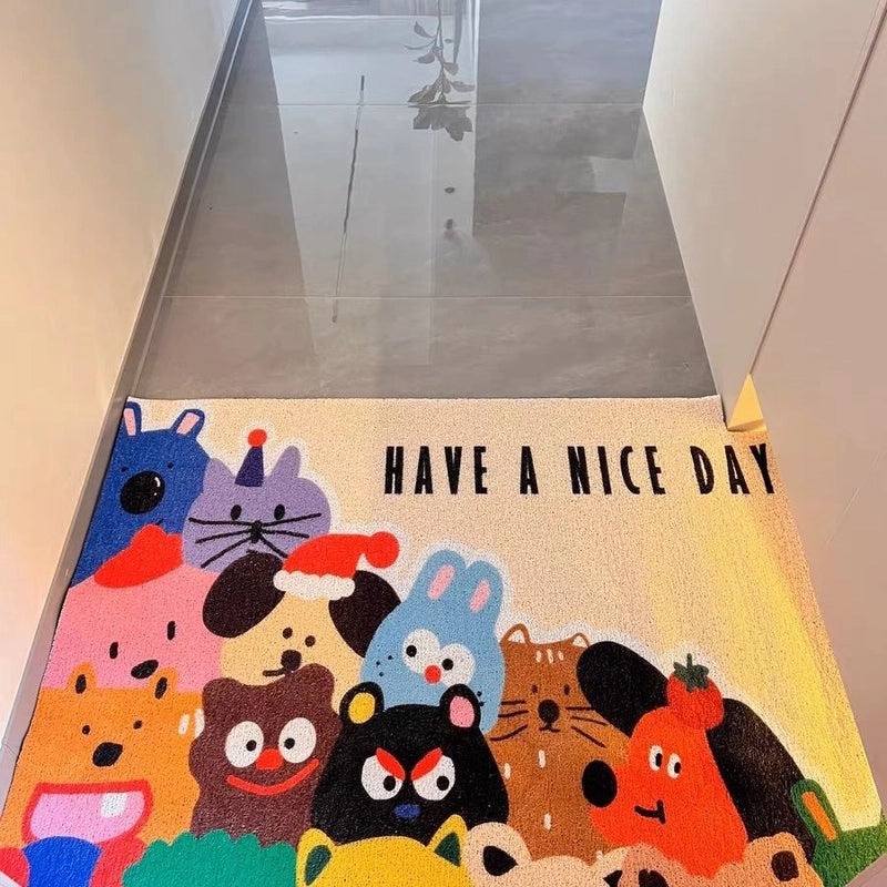 Animal Pattern PVC Carpet for Casual Vacation Use|Home Decor