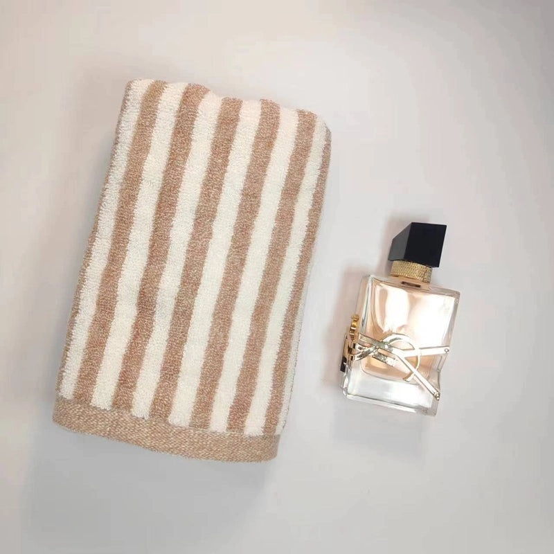 Pure Cotton Thickened Adult Face Towel with Watergrain Texture and Embroidered Logo|Home & Living Towels