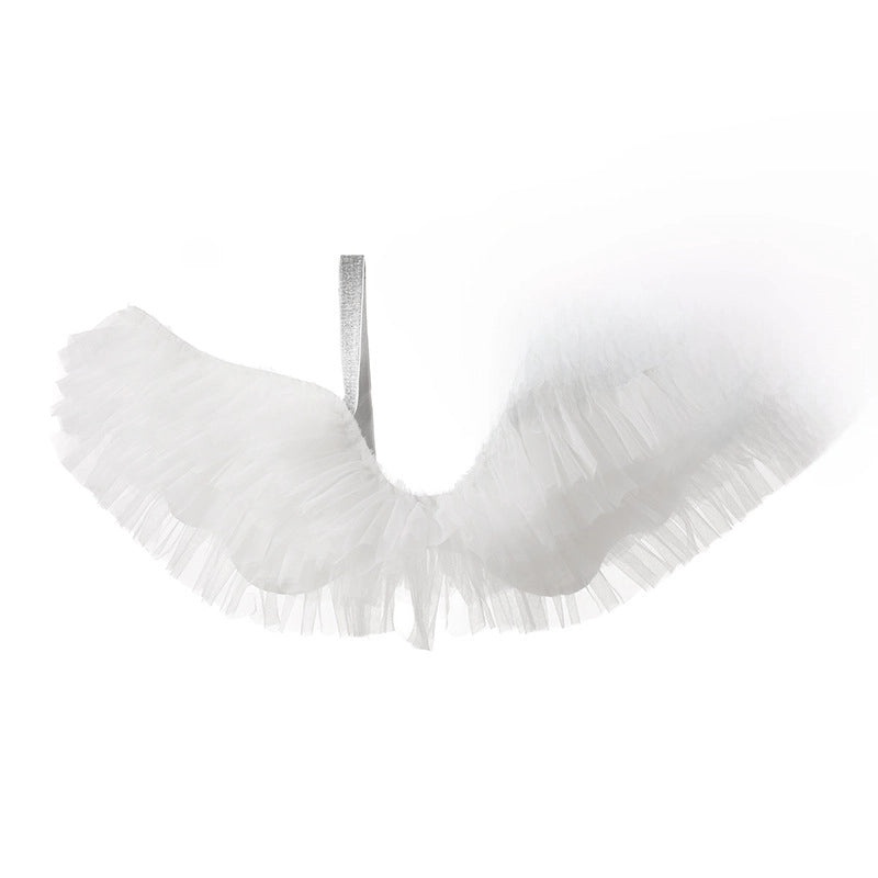 Rainbow Angel Wings for Girls Back Decoration Kids Princess Fairy Costume Props Small Accessories|Children's Dress Up & Role Play Accessories
