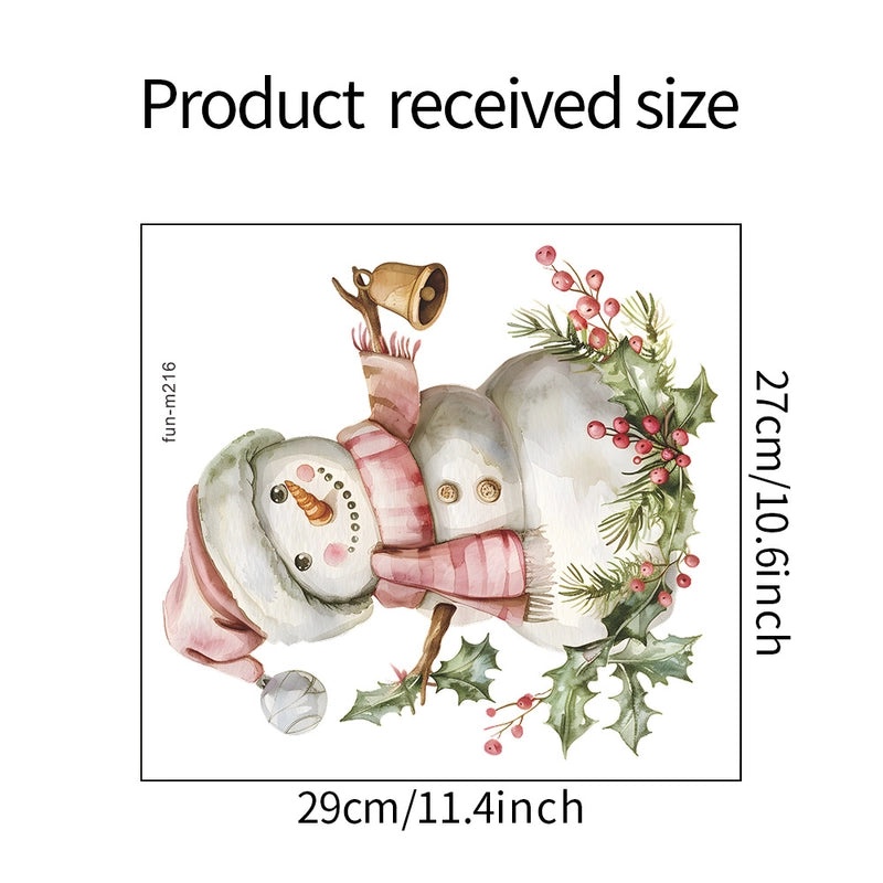 Festive Snowman Hanging Ornaments PVC Christmas Decorations|Holiday Home Decor