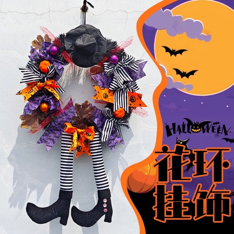 Halloween Minimalist Stripe Fabric Hanging Decor|Home Decor