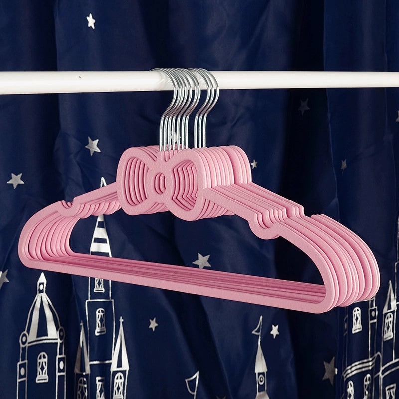 Pink Heart-shaped Butterfly Clothes Hanger Non-slip Plastic Drying Rack for Girls Adults Dormitory Use|Home & Living - Laundry Accessories