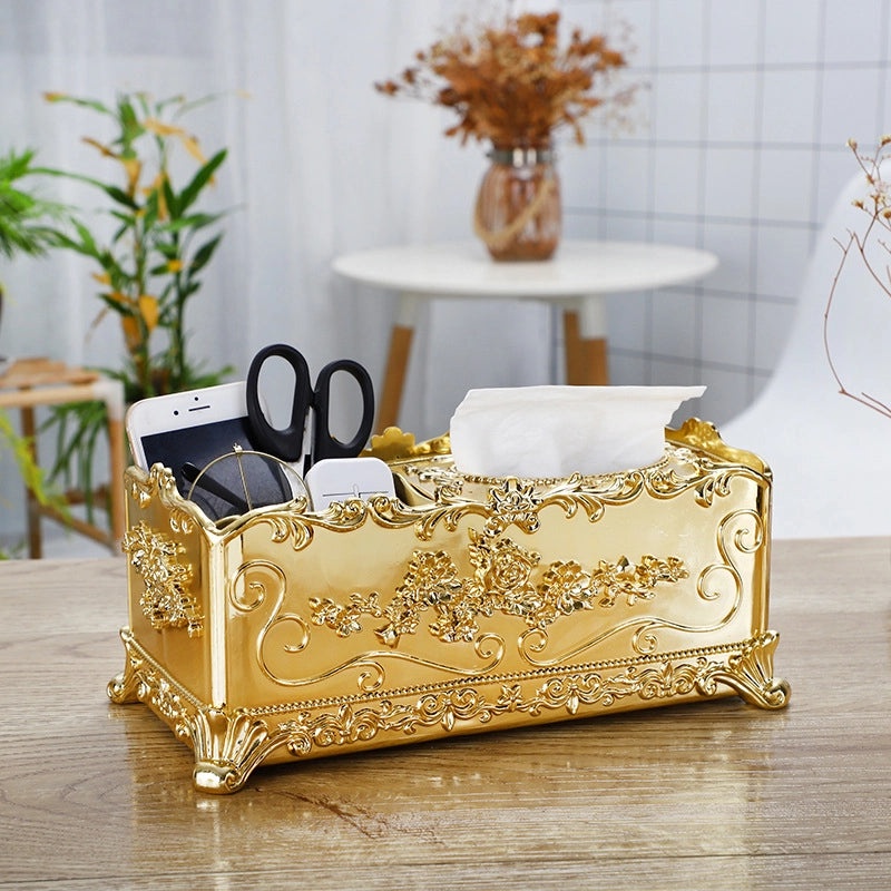 Elegant Minimalist Solid Color Plastic Tissue Box Holder|Home Decor & Storage Solutions