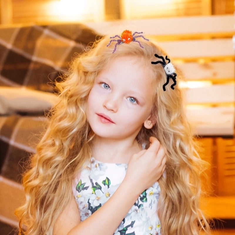 Halloween Spider Hairball Hairpin for Holiday Party|Hair Accessories