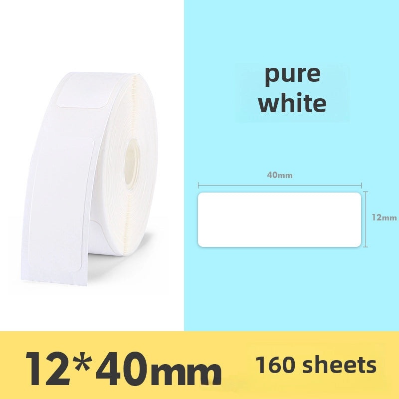 Jingchen D11 Transparent Thermal Printing Label Paper for Jewelry Cosmetic Cable | Adhesive Protective Pet Paper|Label Supplies