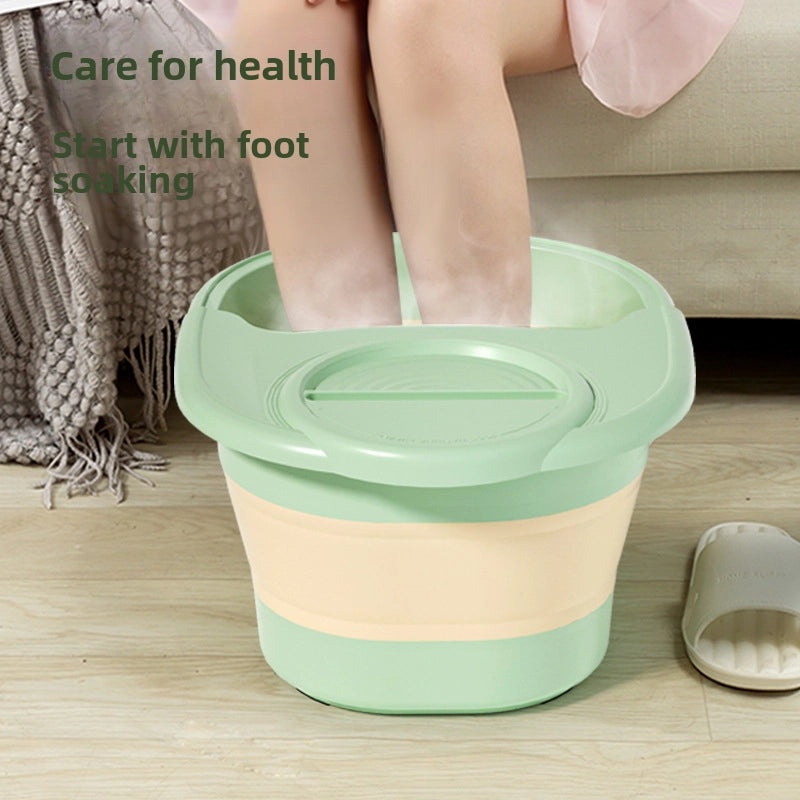 Foldable Silicone Foot Bath Bucket for Home Use | Foot Care & Massage Accessories
