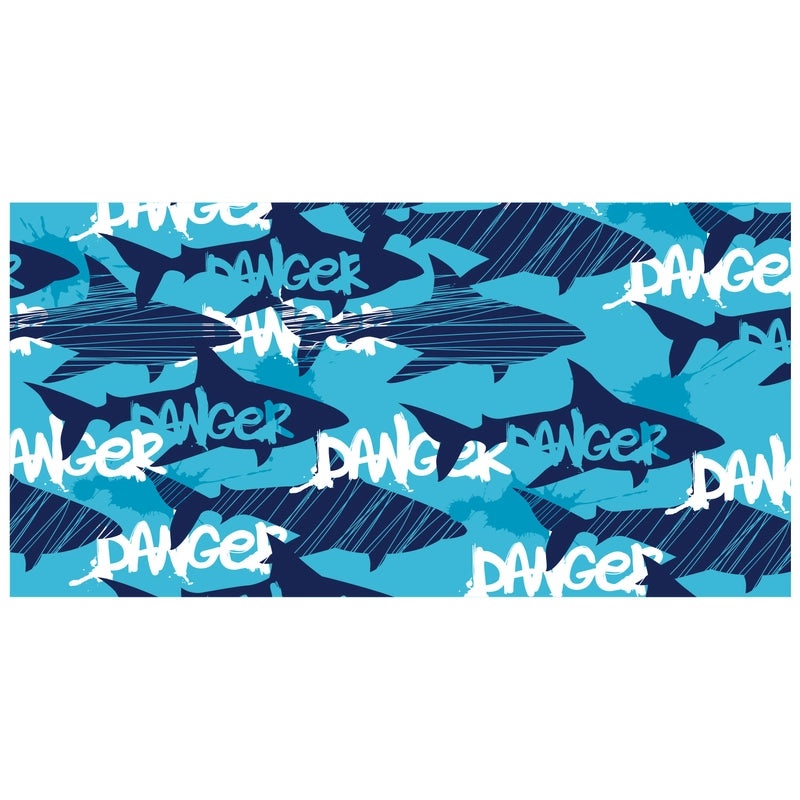 Underwater Animal Print Double-Sided Velvet Polyester Bath Towel | Bath & Beach Towels